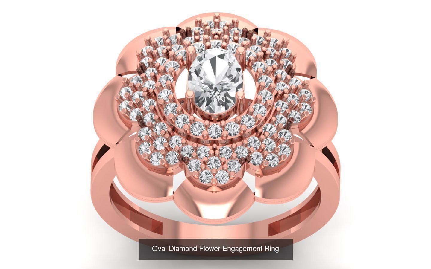 80 Solitaire Engagement Wedding Women Flower Rings Collection _61