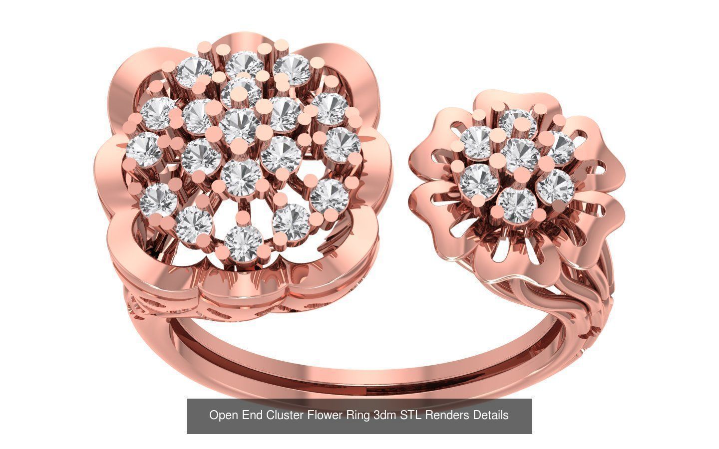 80 Solitaire Engagement Wedding Women Flower Rings Collection _65