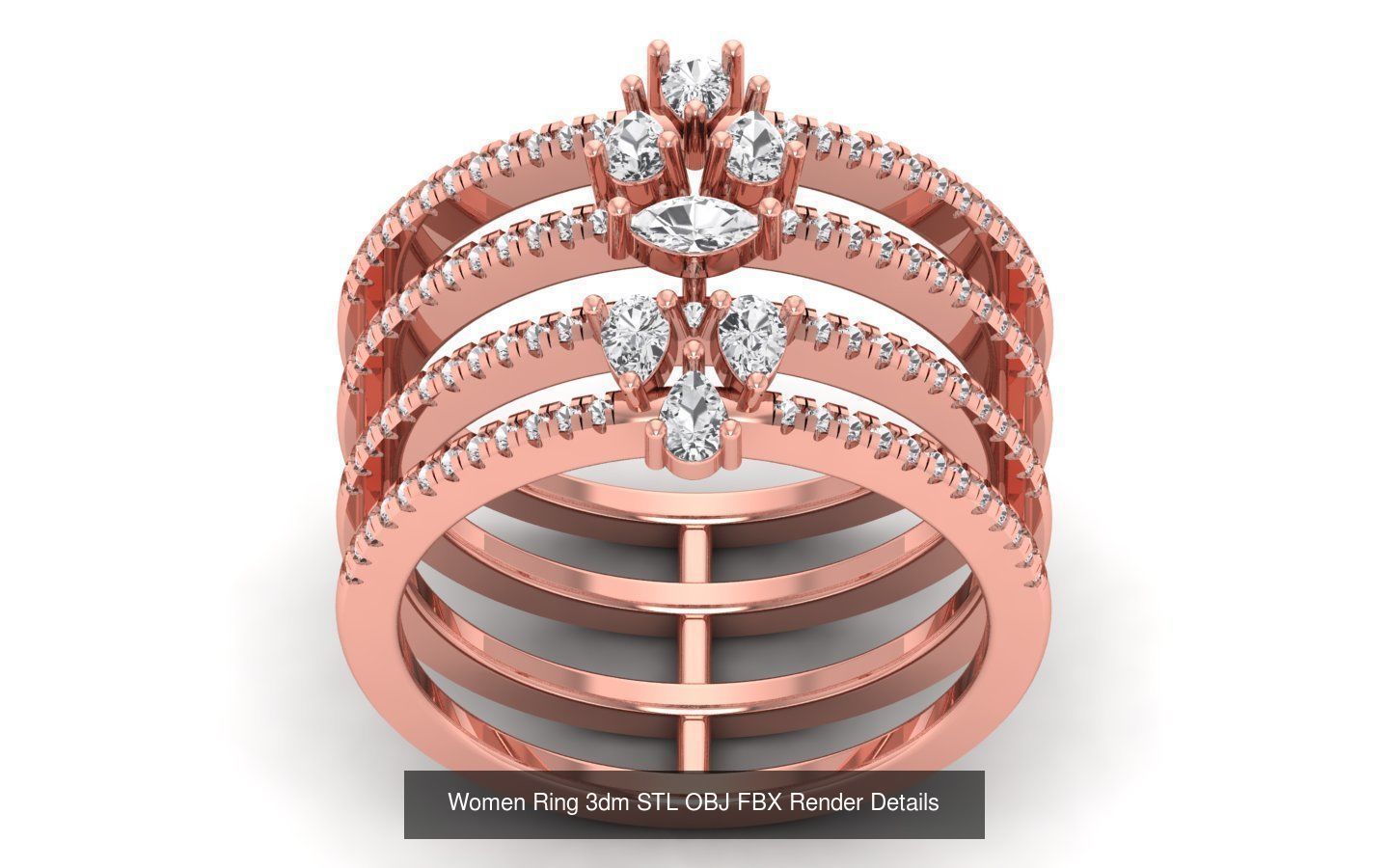 80 Solitaire Engagement Wedding Women Flower Rings Collection _83