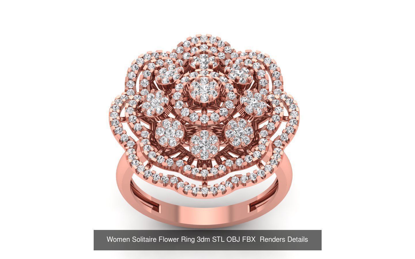 80 Solitaire Engagement Wedding Women Flower Rings Collection _13
