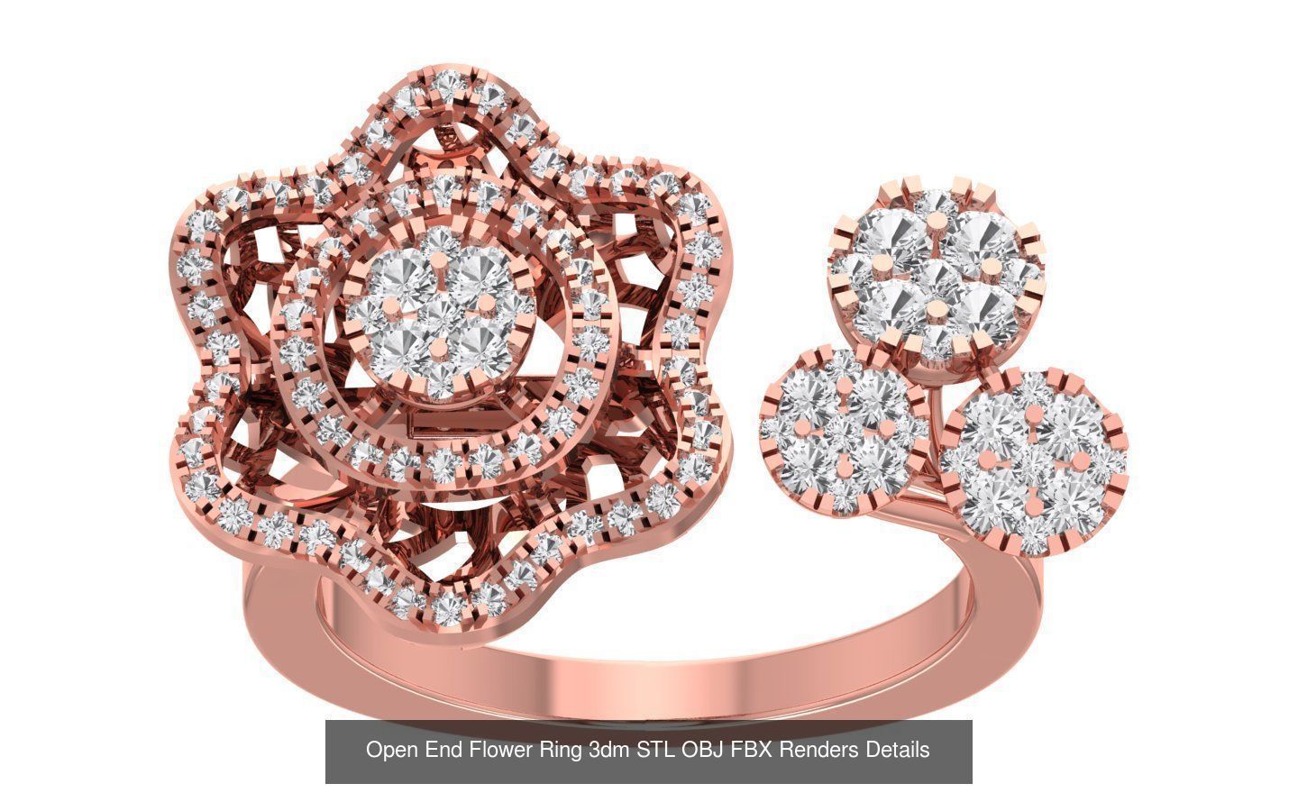 80 Solitaire Engagement Wedding Women Flower Rings Collection _67