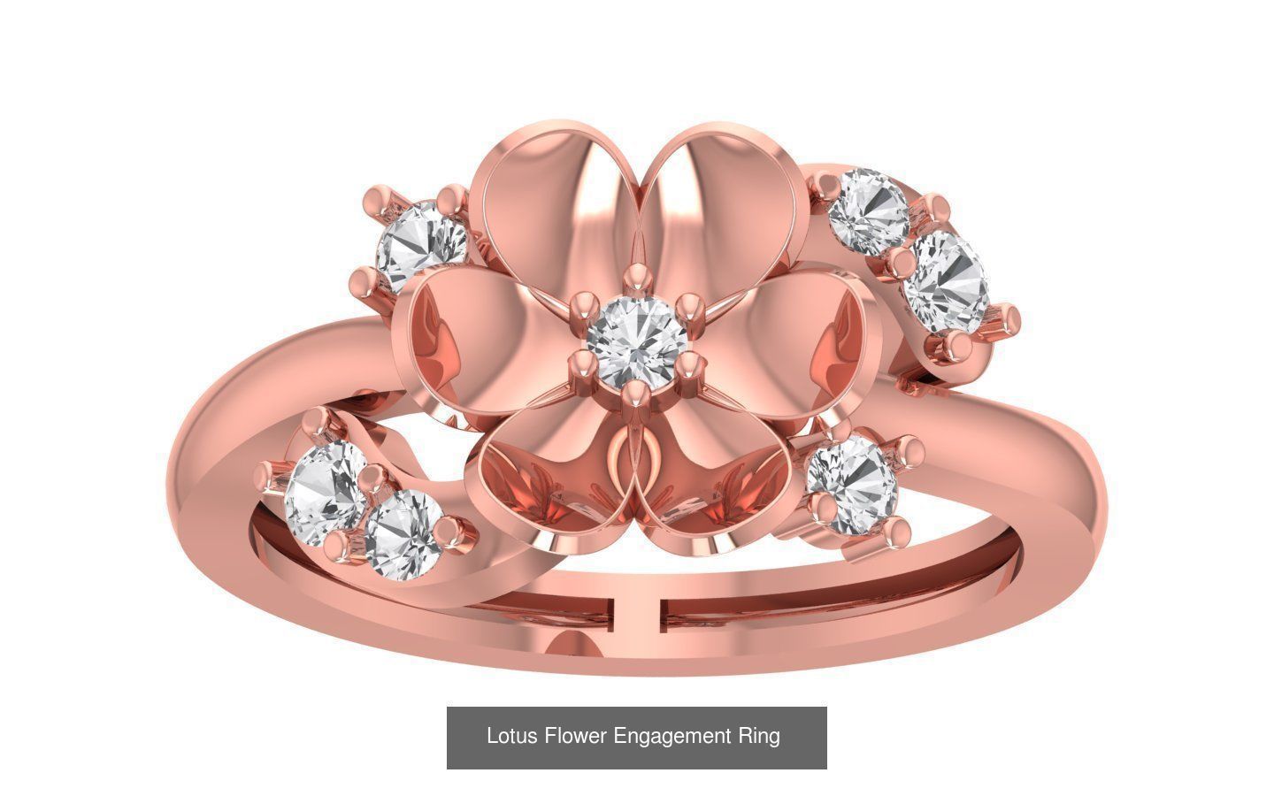 80 Solitaire Engagement Wedding Women Flower Rings Collection _59