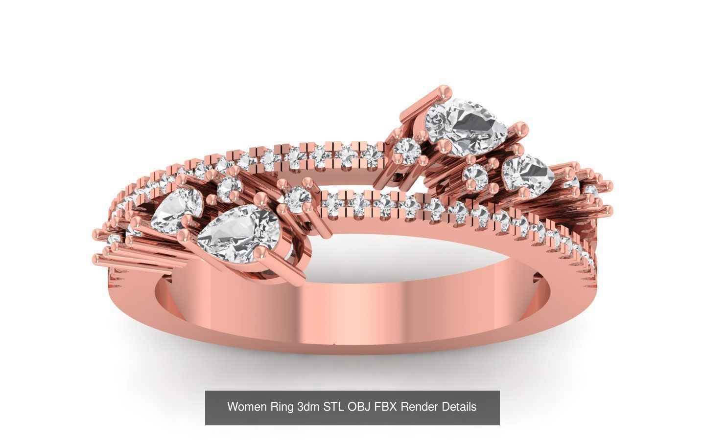 80 Solitaire Engagement Wedding Women Flower Rings Collection _76