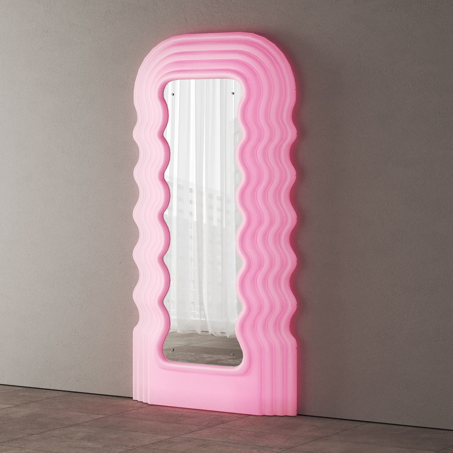 POLTRONOVA ULTRAFRAGOLA MIRROR - LAMP 3D model_3