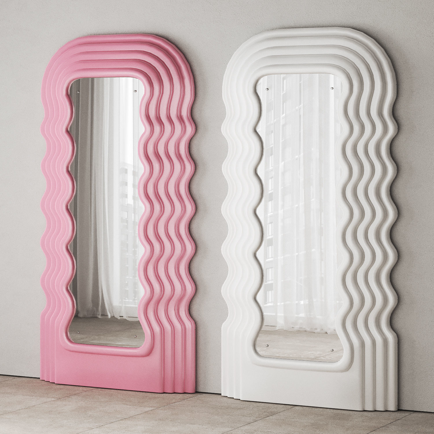 POLTRONOVA ULTRAFRAGOLA MIRROR - LAMP 3D model_1