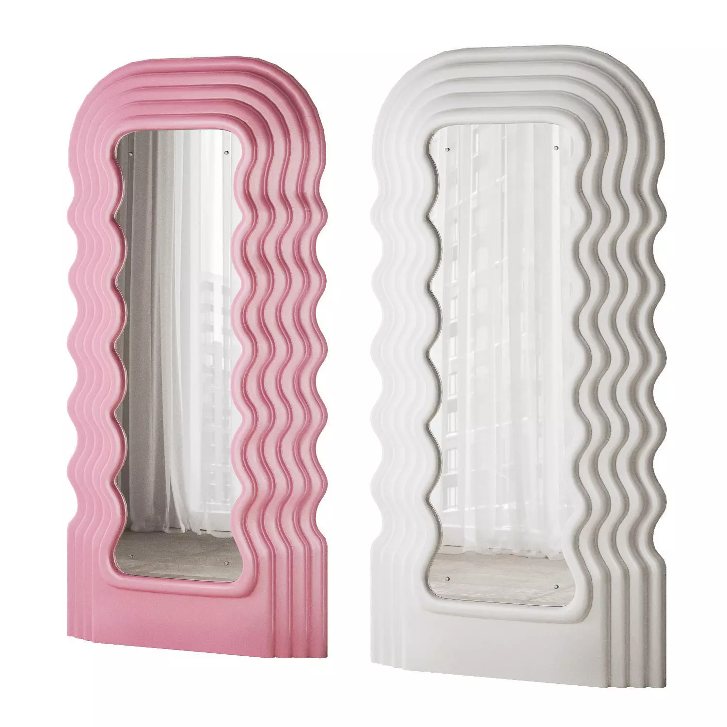 POLTRONOVA ULTRAFRAGOLA MIRROR - LAMP 3D model_0