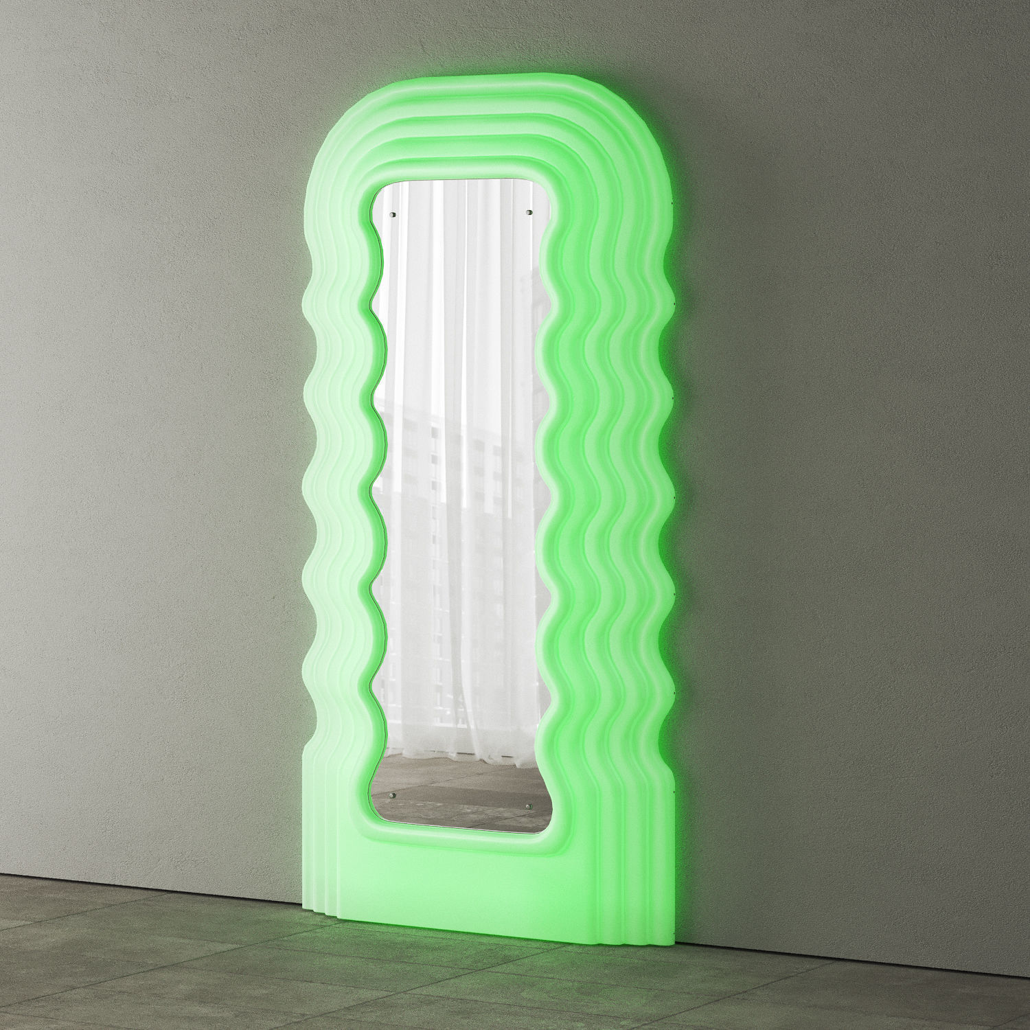 POLTRONOVA ULTRAFRAGOLA MIRROR - LAMP 3D model_4