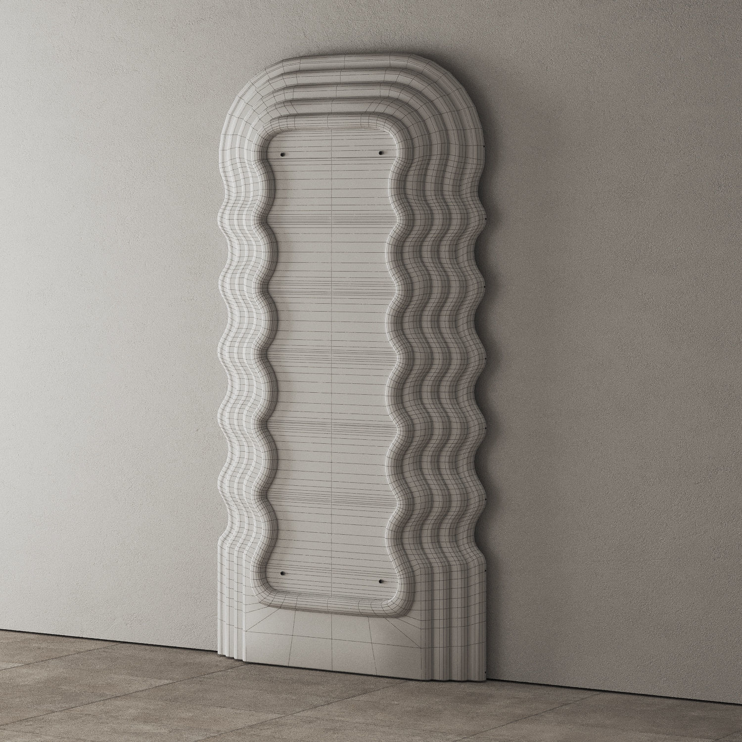 POLTRONOVA ULTRAFRAGOLA MIRROR - LAMP 3D model_6