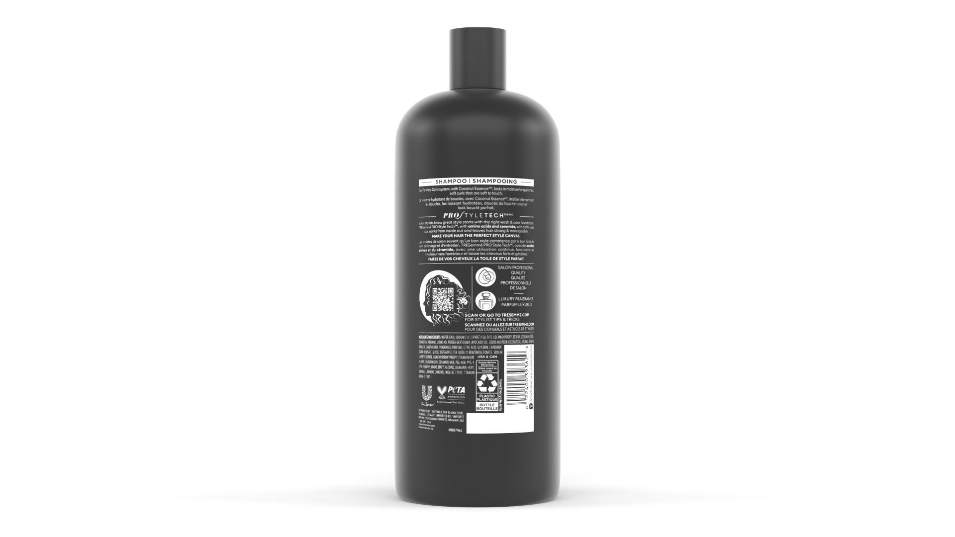 Tresemme Shampoo 3D model_2