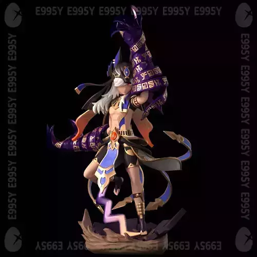 Genshin Impact - Cyno Figure STL file for 3D printing 3D print model