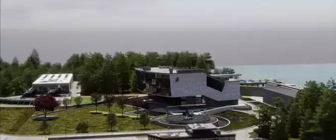 Avengers Compound 3D model 3D model