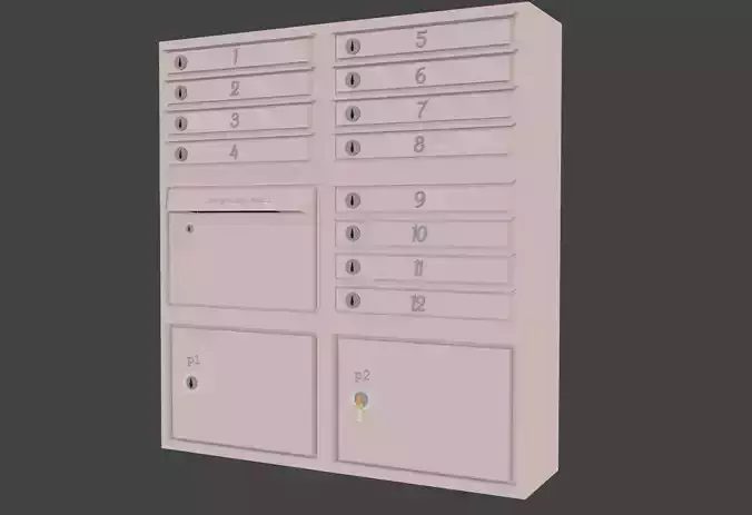 Stylized Community Mailbox