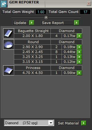 Red and white color diamond ring 3176 3D print model 3D print model_8