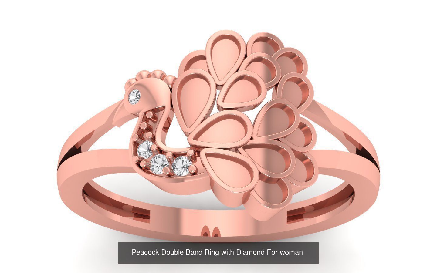 82 Solitaire Engagement Wedding Double Band Rings Collection _87