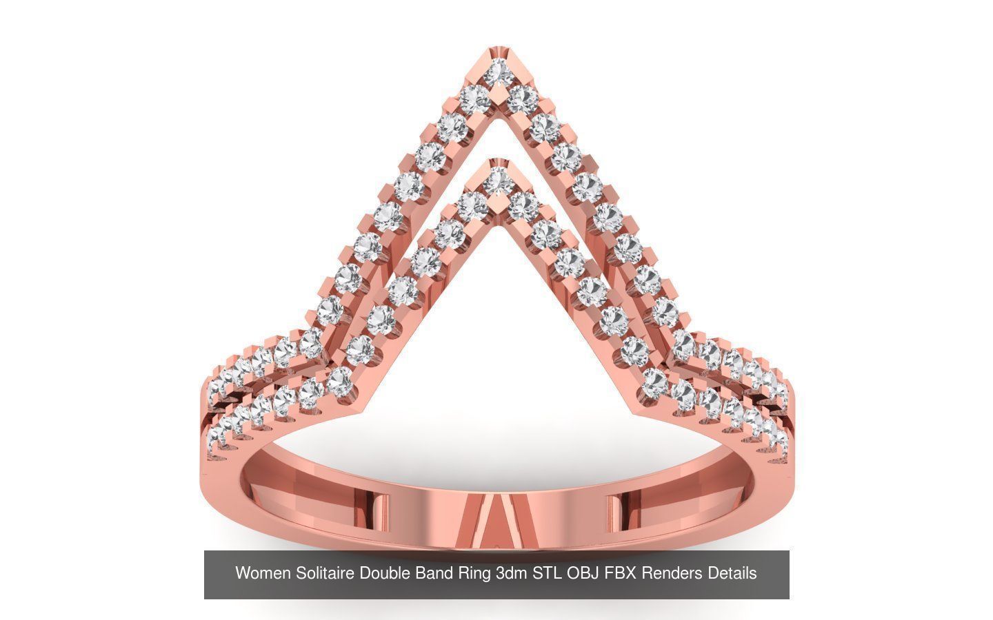 82 Solitaire Engagement Wedding Double Band Rings Collection _15