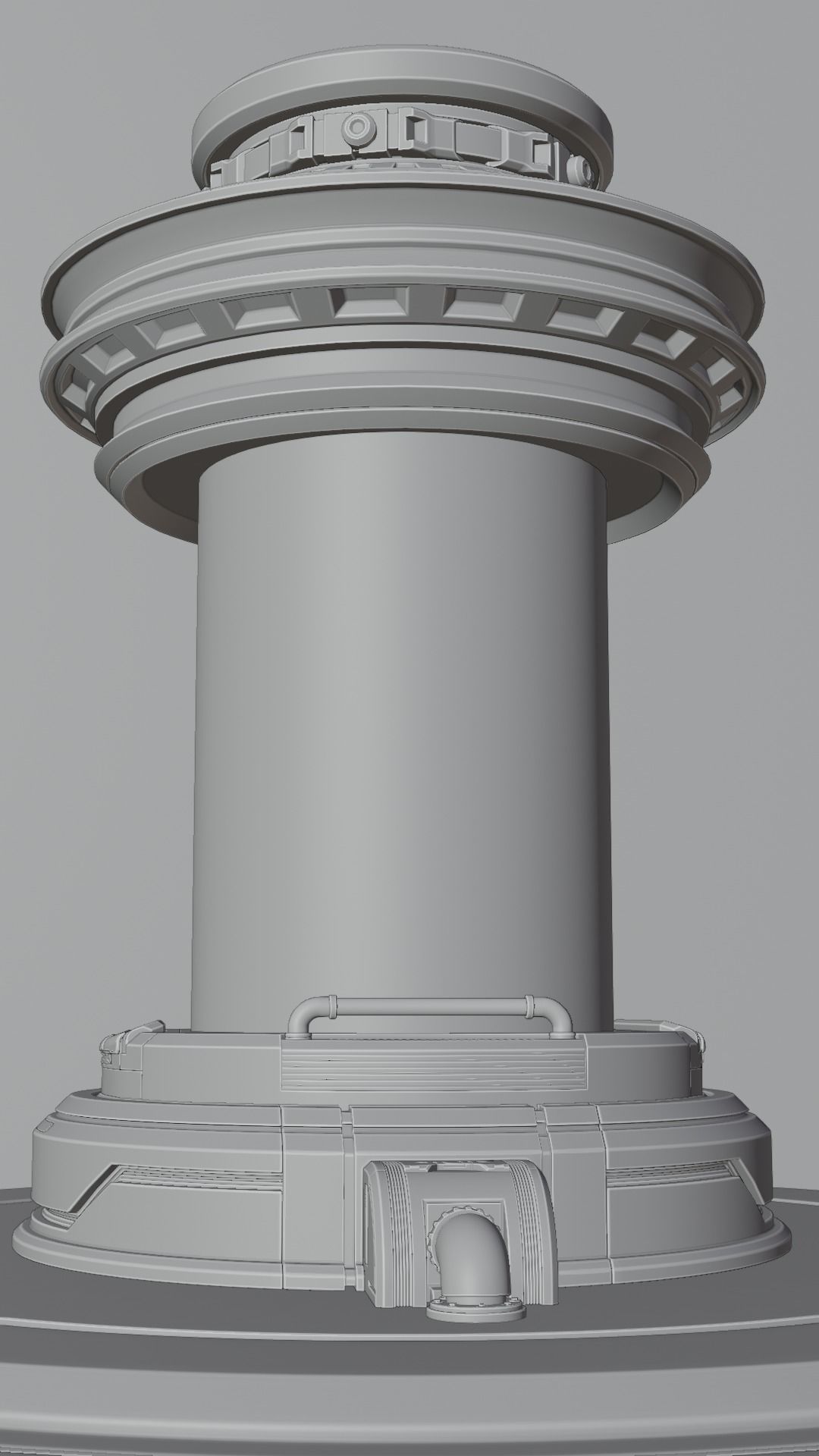 Scifi Container unit 3D model_7