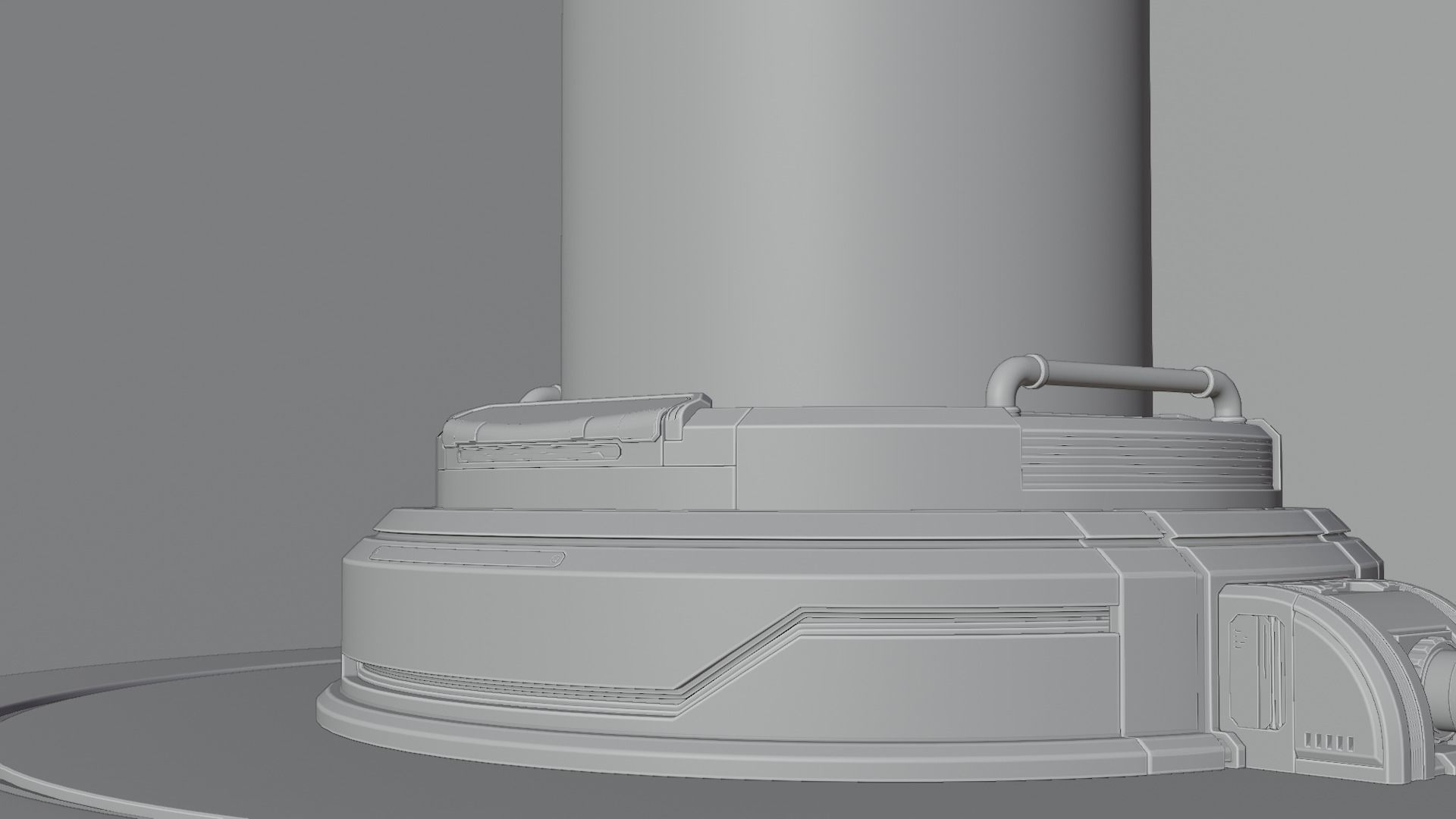 Scifi Container unit 3D model_10