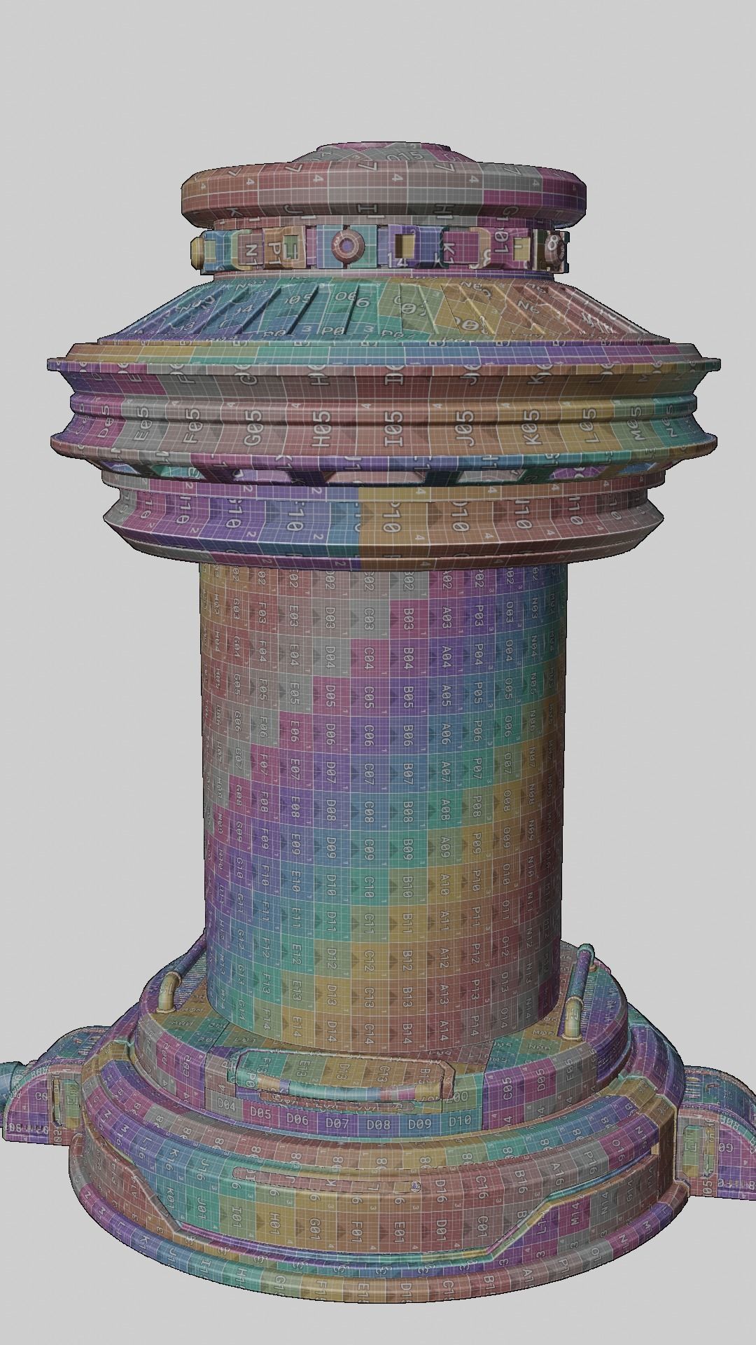 Scifi Container unit 3D model_5