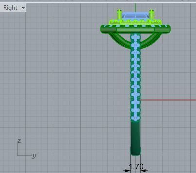 2-Row diamond ring 3188 3D print model 3D print model_6