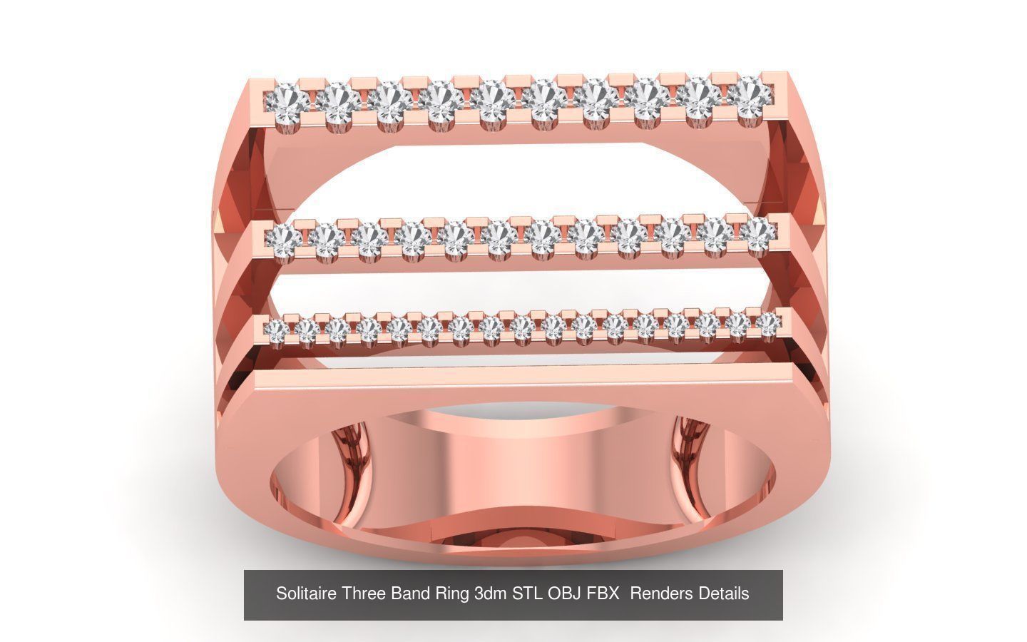 58 Engagement Wedding Women Three Band Rings Collection _28