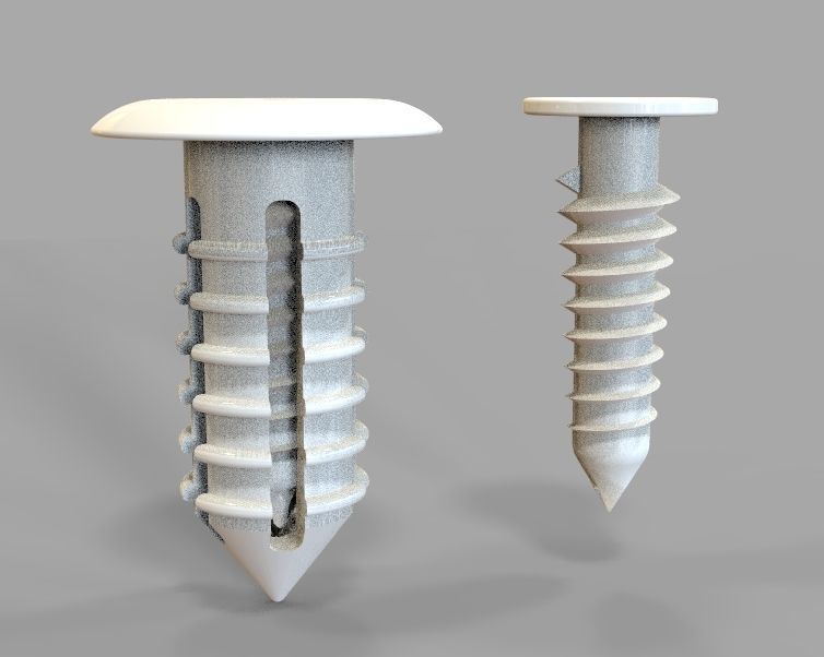 Retainer Blind Rivet Screw Type Version-03 3D print model_22