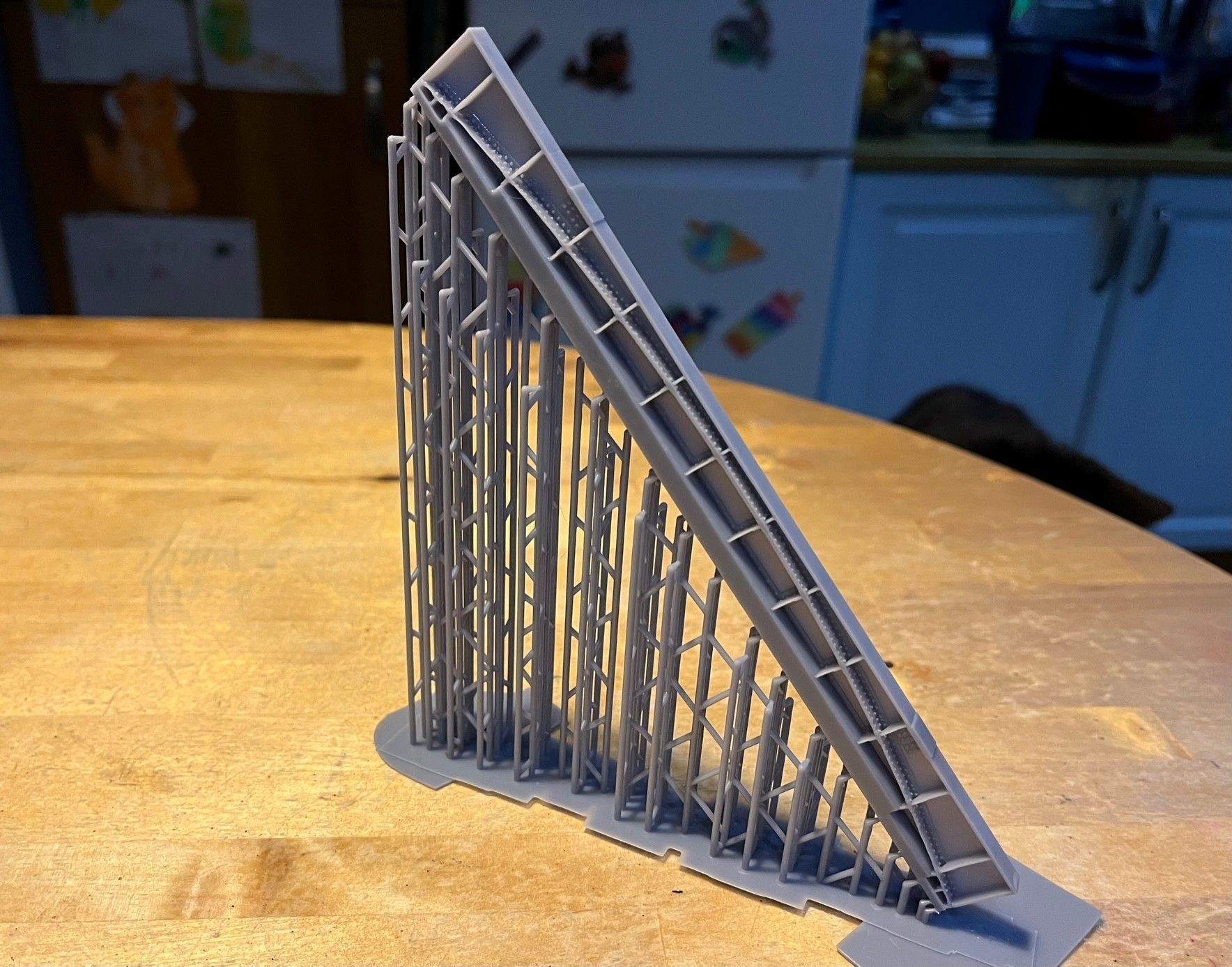 Model Railway - Bridge Girder Support Centre 2 3D print model_9