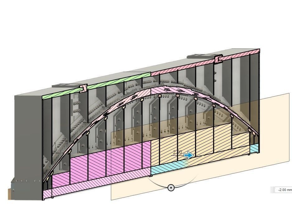 Model Railway - Bridge Girder Support Centre 2 3D print model_5