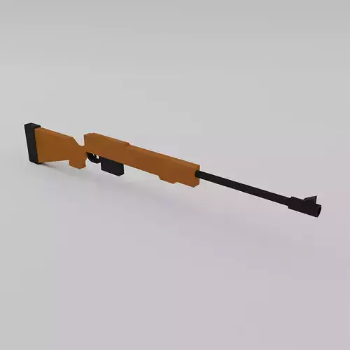 PARKER HALE M85 sniper rifle gun Low-poly 3D model