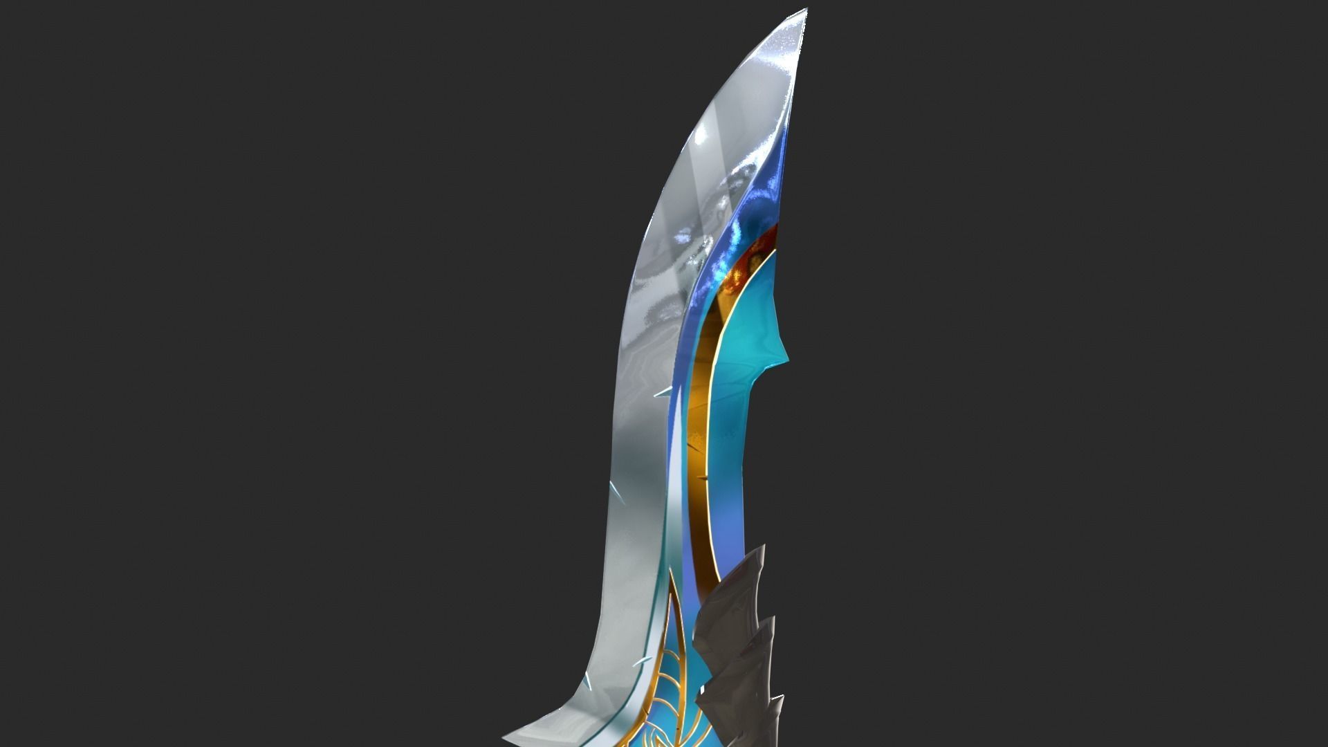 Fantasy Danny Low-poly 3D model_4