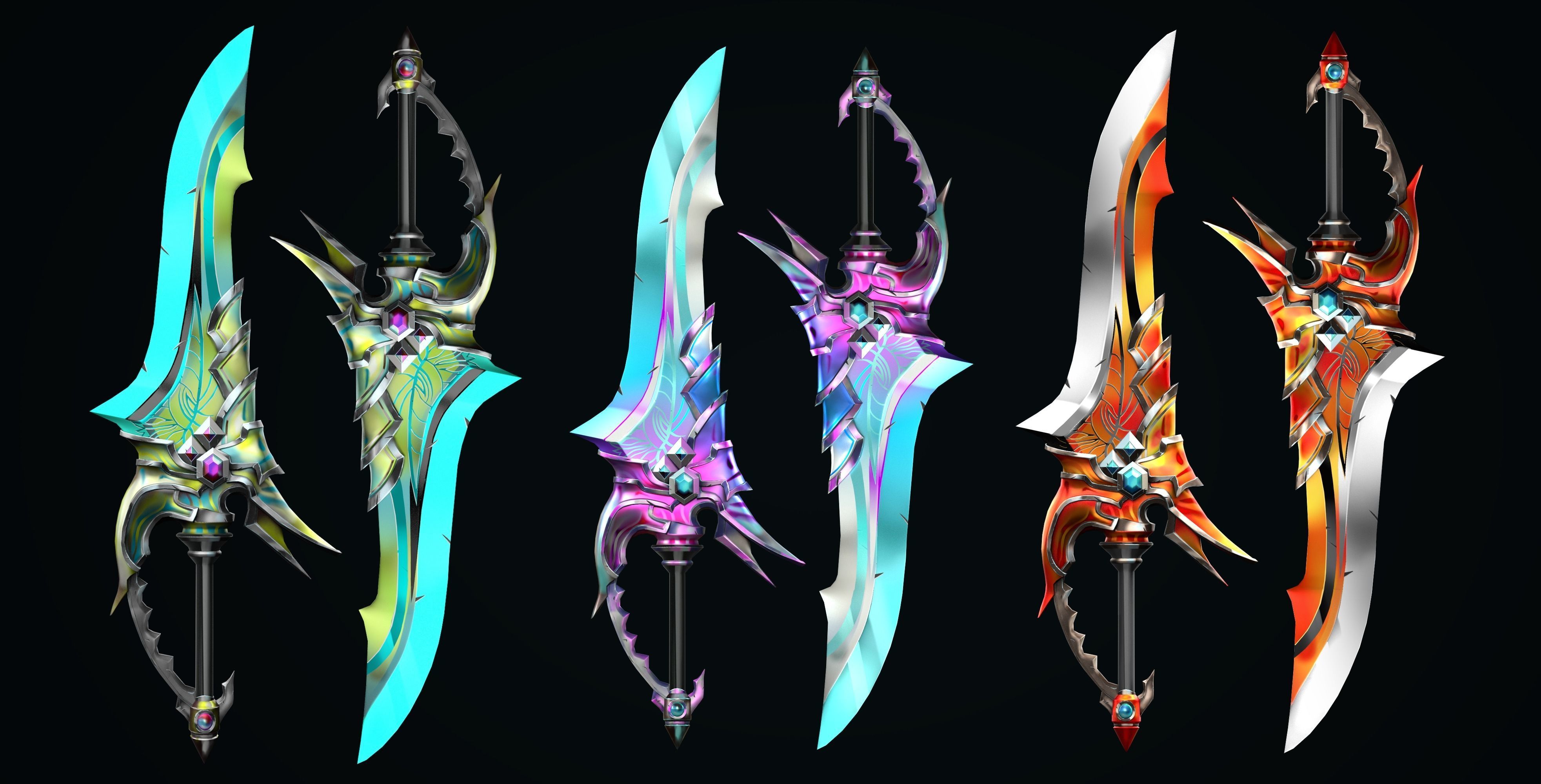 Fantasy Danny Low-poly 3D model_9