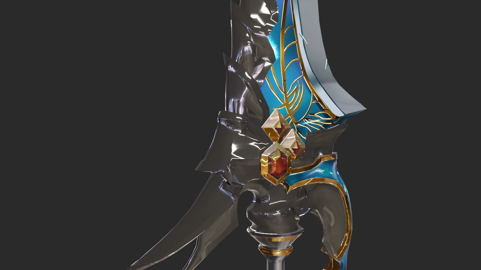 Fantasy Danny Low-poly 3D model_7