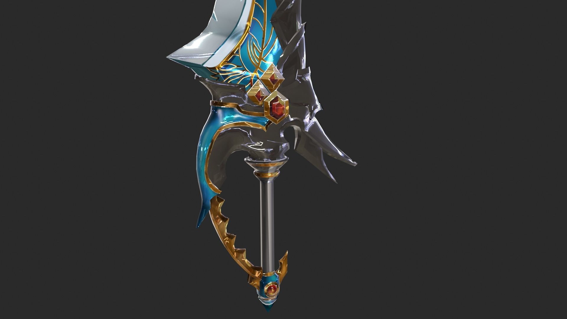 Fantasy Danny Low-poly 3D model_5