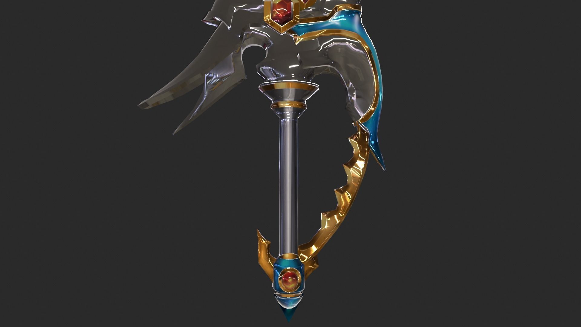 Fantasy Danny Low-poly 3D model_1