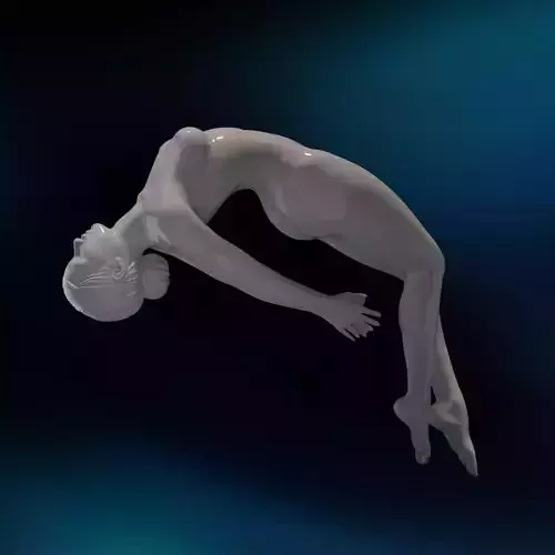 Shibari sexy girl naked tied boundaged ready to print