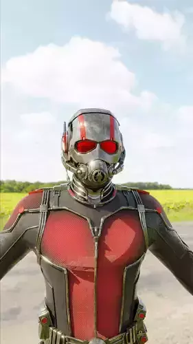 Ant-Man Rigged 3D model High Poly 3D model