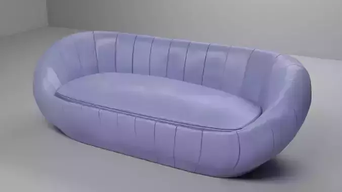 Purple sofa 