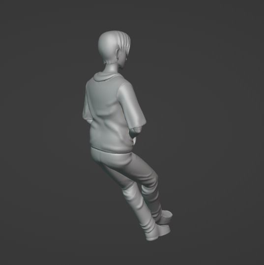 Takumi Fujiwara Initial D anime hero ready to print 3D print model_9