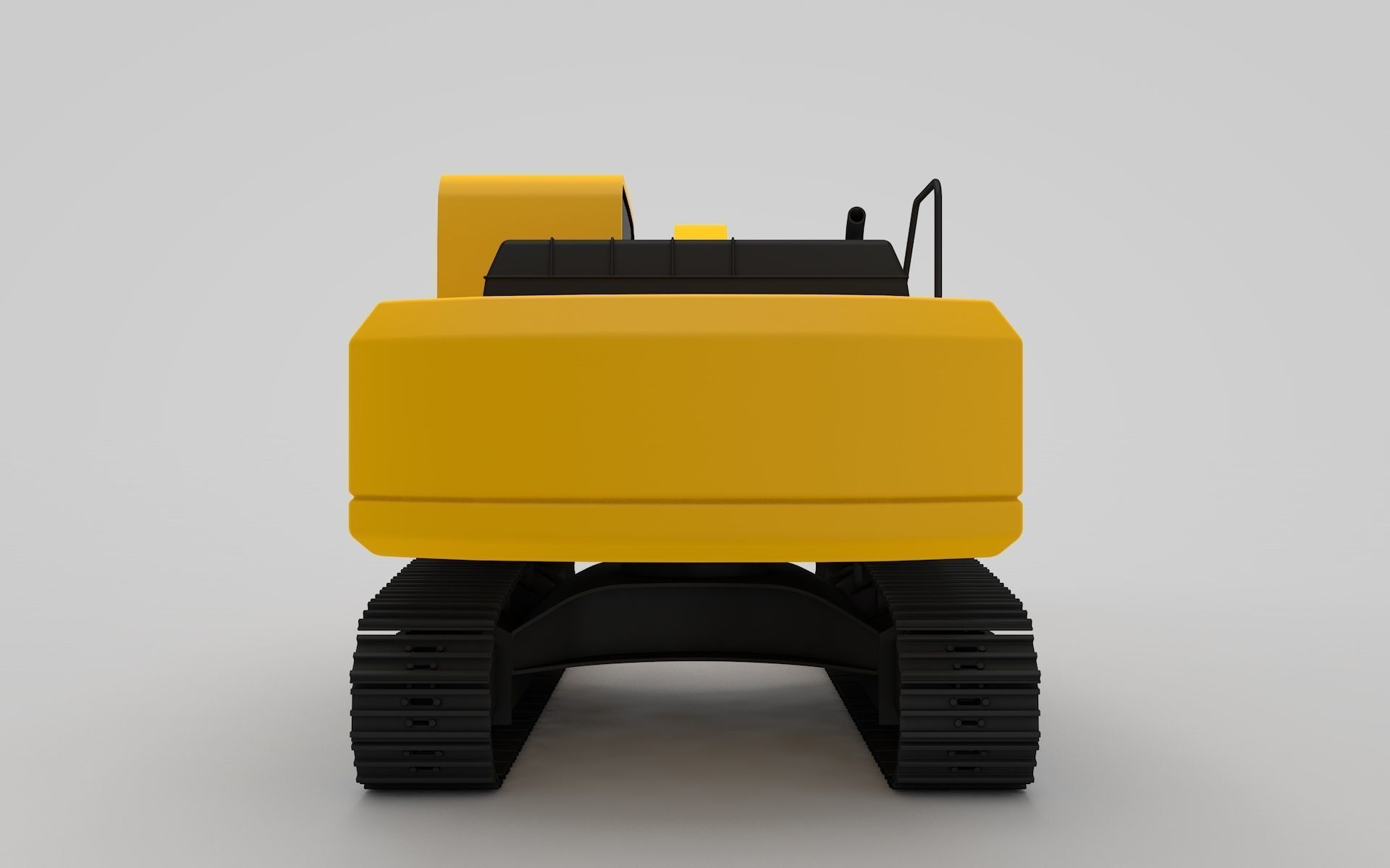 Crawler Excavators 3D model_4