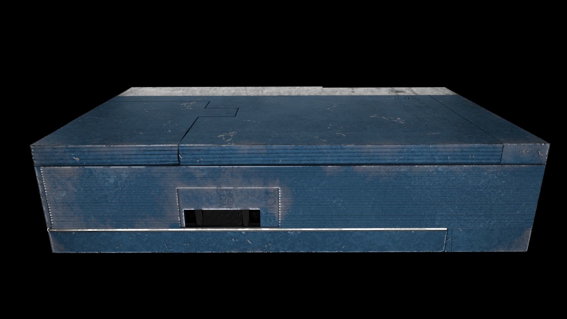 Walkman sony tape box 3D model_4