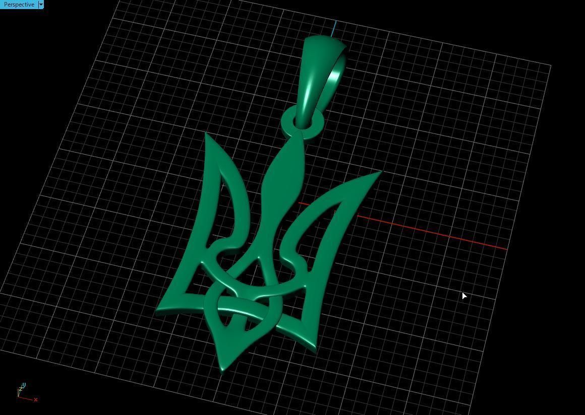 Ukrainian Trident 3D print model_12