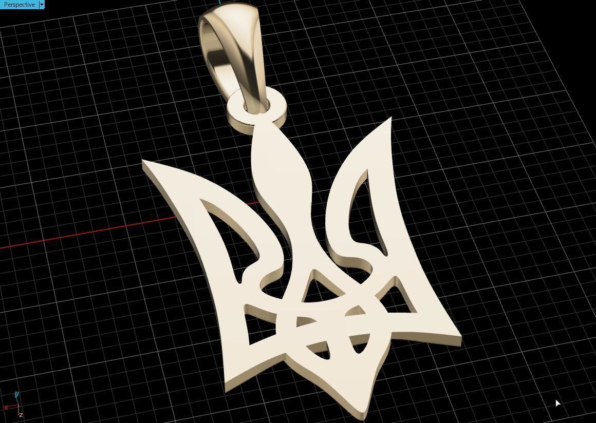 Ukrainian Trident 3D print model_6