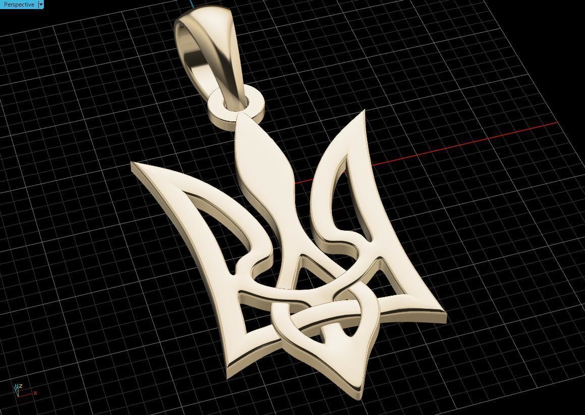 Ukrainian Trident 3D print model_5