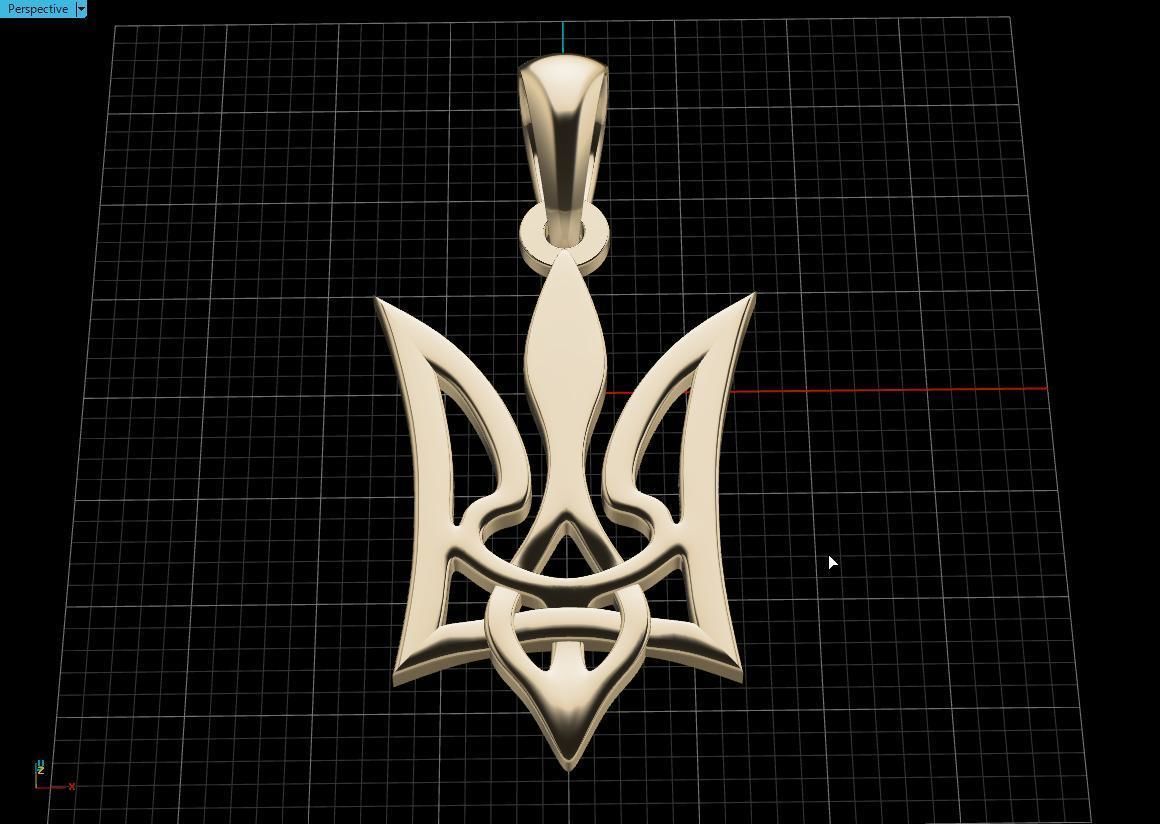 Ukrainian Trident 3D print model_4