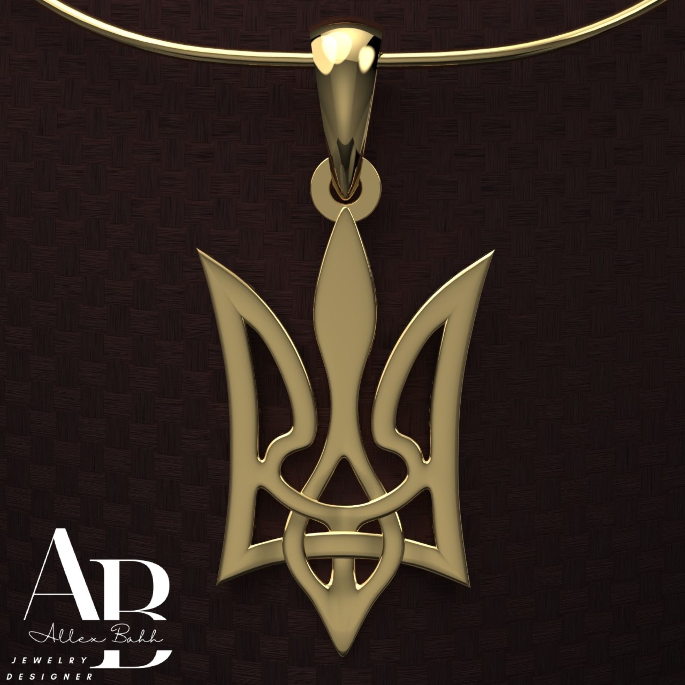 Ukrainian Trident 3D print model_1