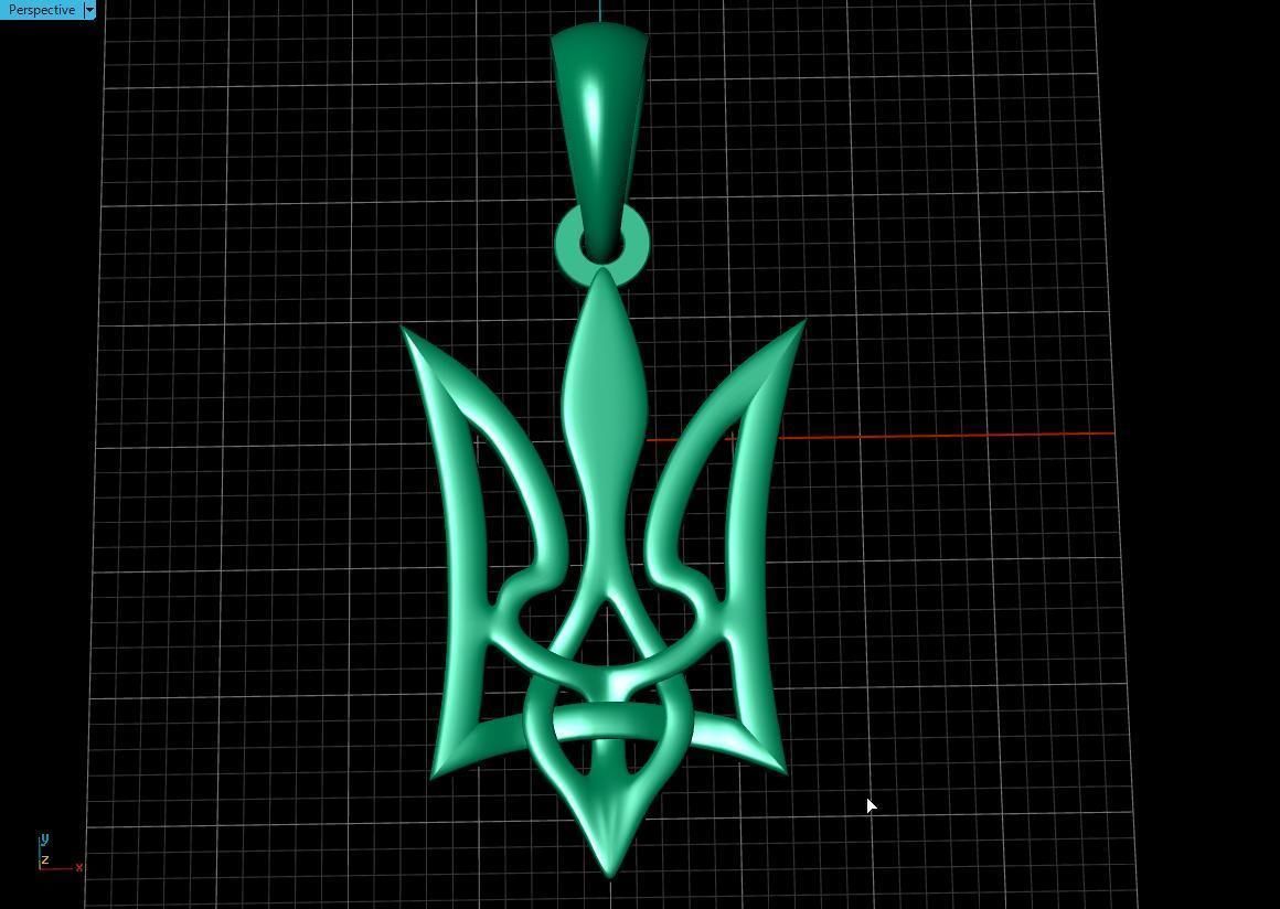 Ukrainian Trident 3D print model_11