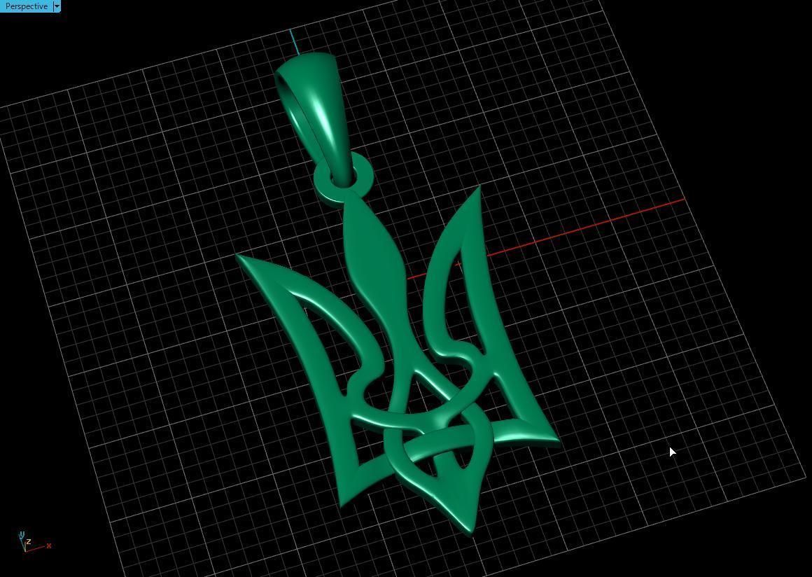 Ukrainian Trident 3D print model_13
