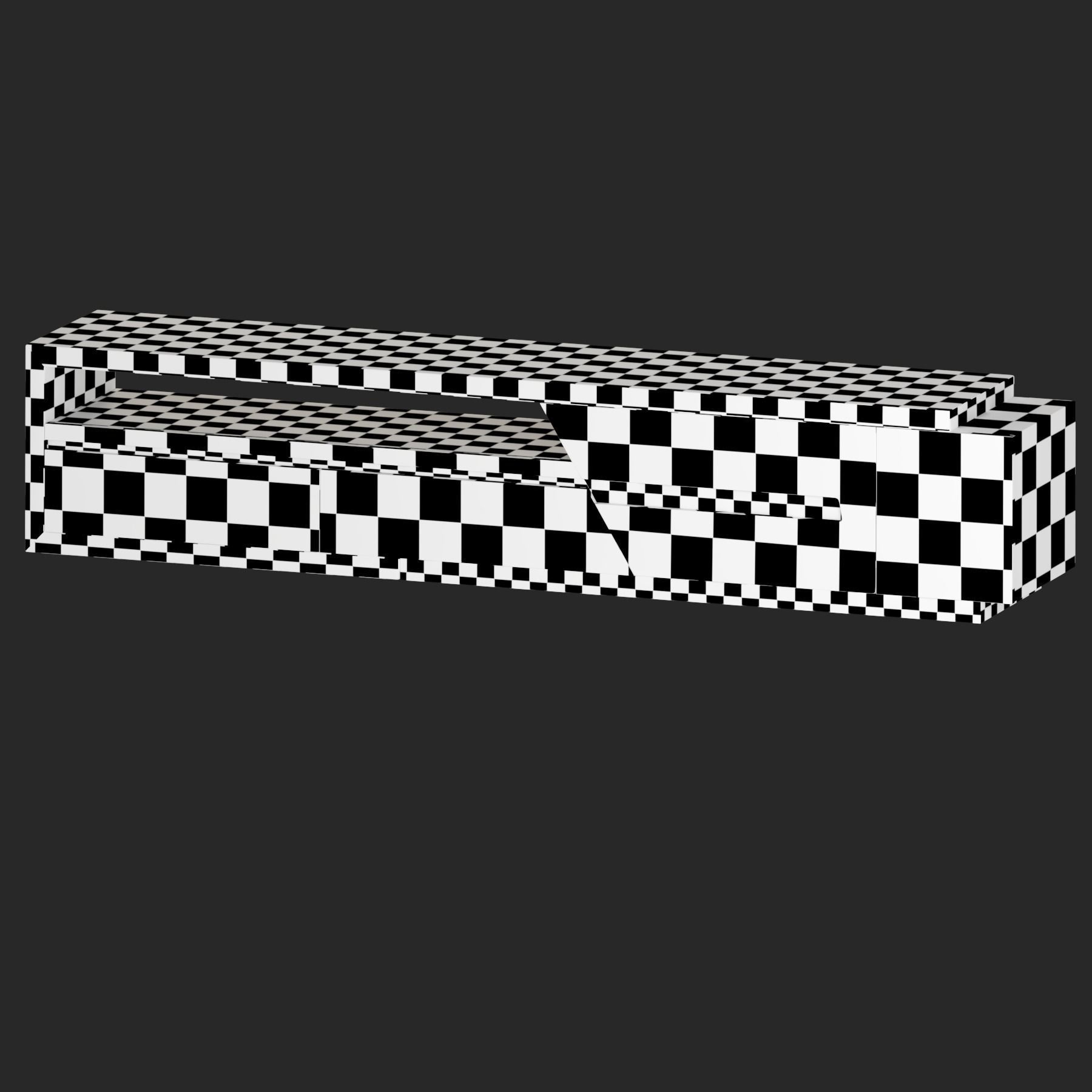 Modern Expandable Living Room Set  3D model_3