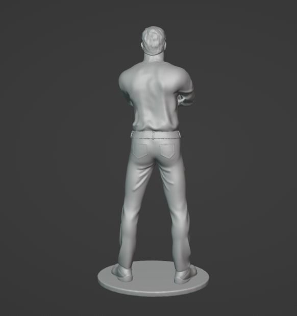Bunta Fujiwara Initial D legend Anime ready to print 3D print model_5