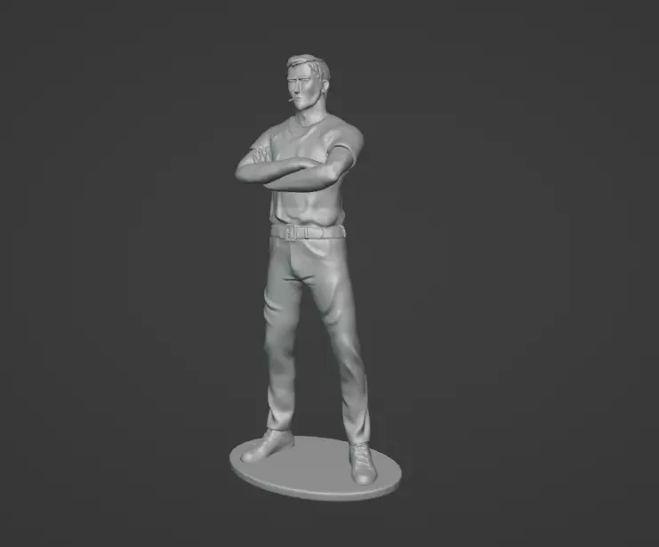Bunta Fujiwara Initial D legend Anime ready to print 3D print model_0
