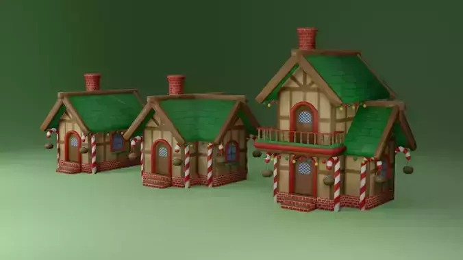 Christmas House Set